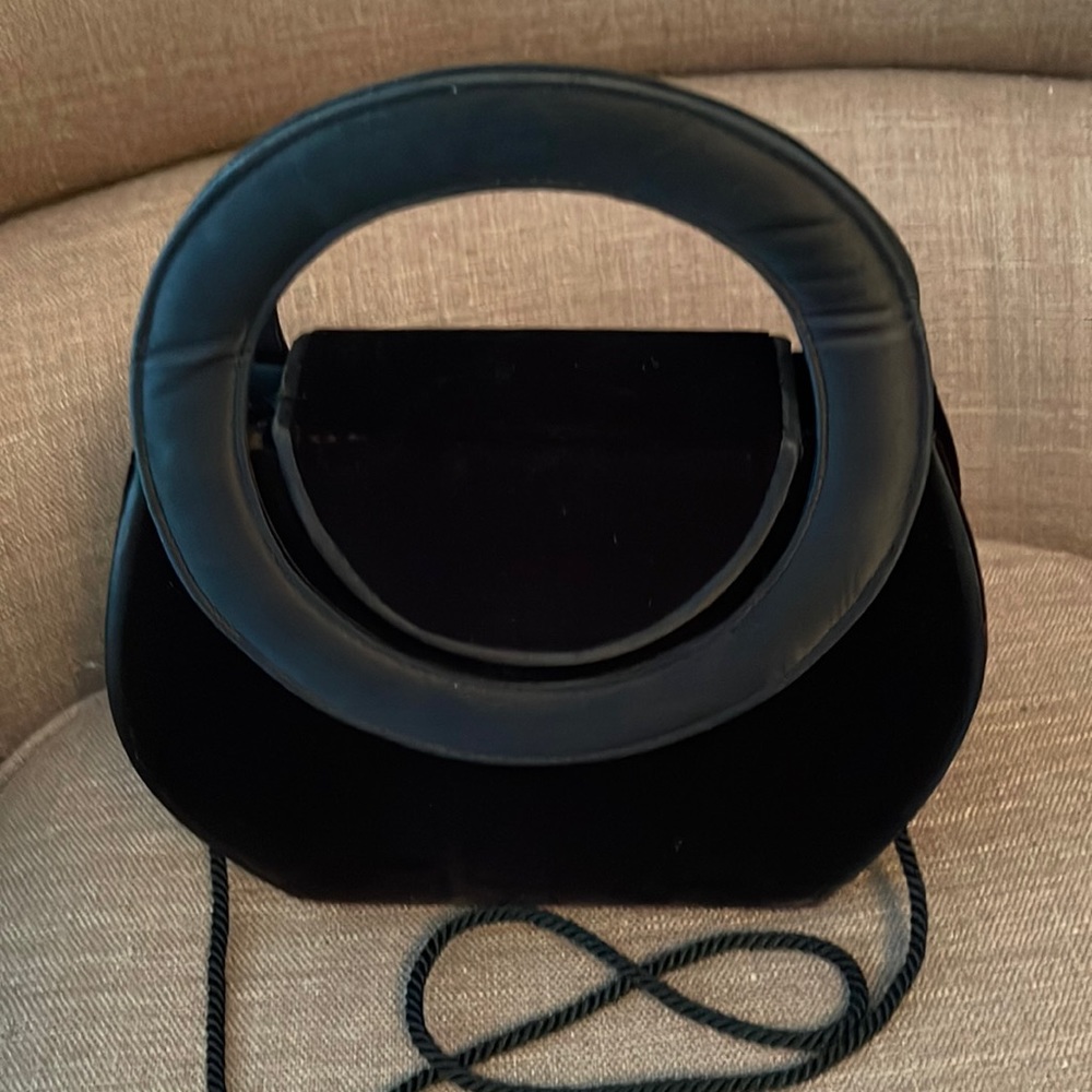 Liz Claiborne velvet and satin dress purse